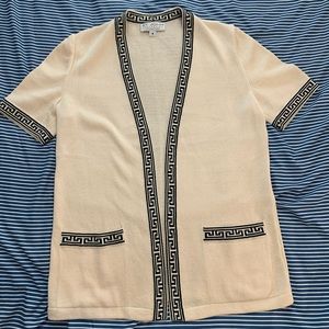 St John Ivory with Black detail Cardigan